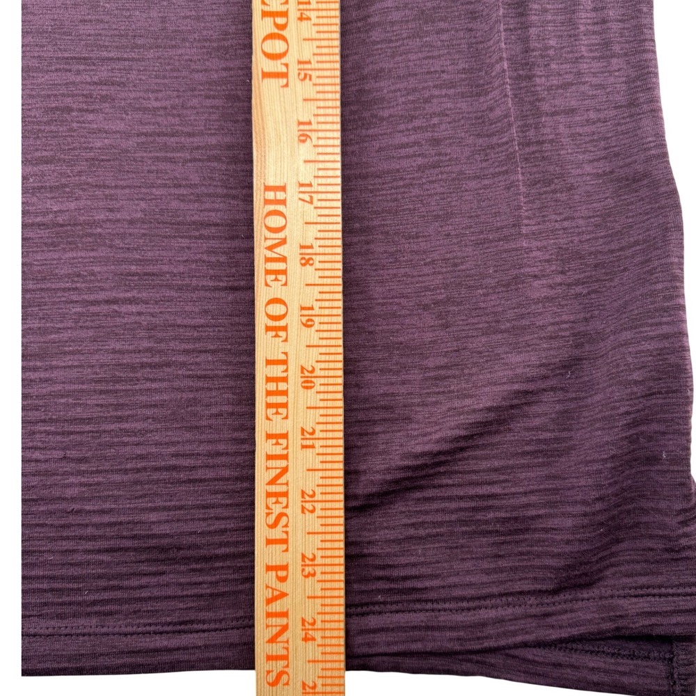 Nike 1/2 Zip Running Top Mens Large Purple Dri-FIT Heathered Performance Outdoor - Picture 6 of 8